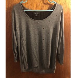 Attention Gray blouse